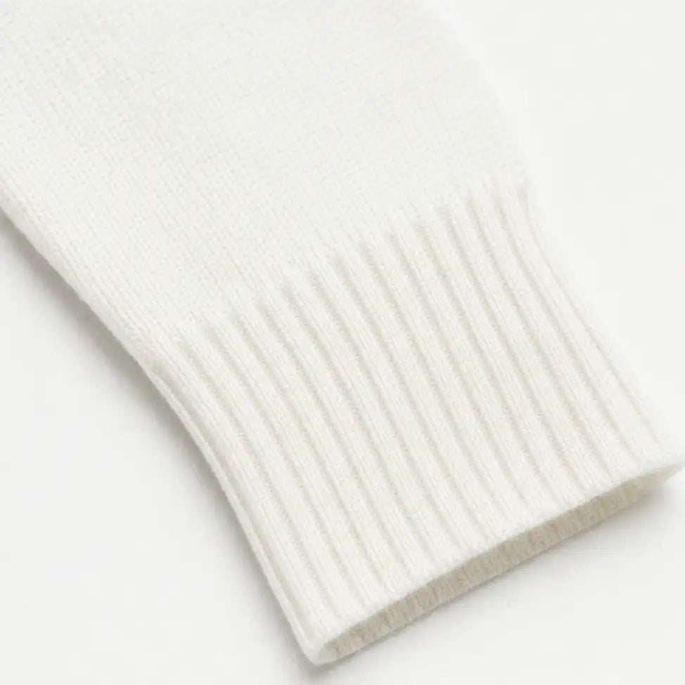 Damski drapowany sweter z dekoltem typu komin