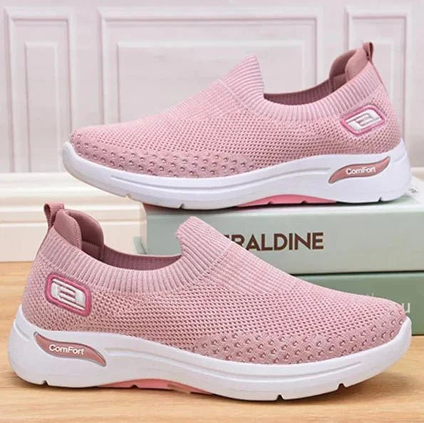 Women's Breathable Slip-On Walking Trainers