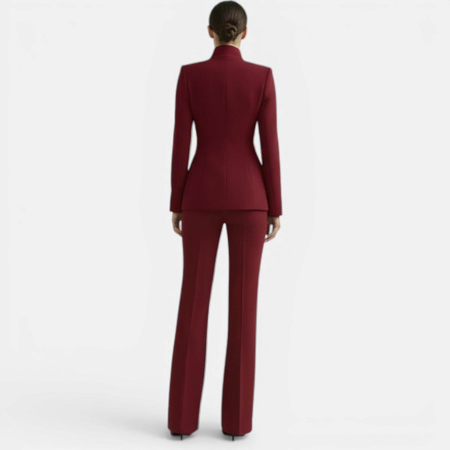 Women's Tailored Blazer & Wide Leg Trouser Suit