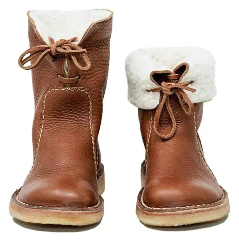Bottes d’hiver imperméables pour femmes | Bottes de neige doublées en polaire