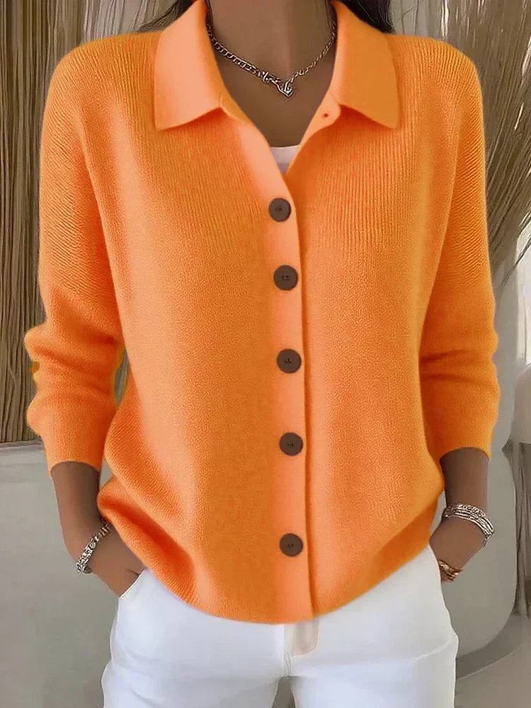 Women's Button-Up Cardigan | Soft Knit Autumn Sweater