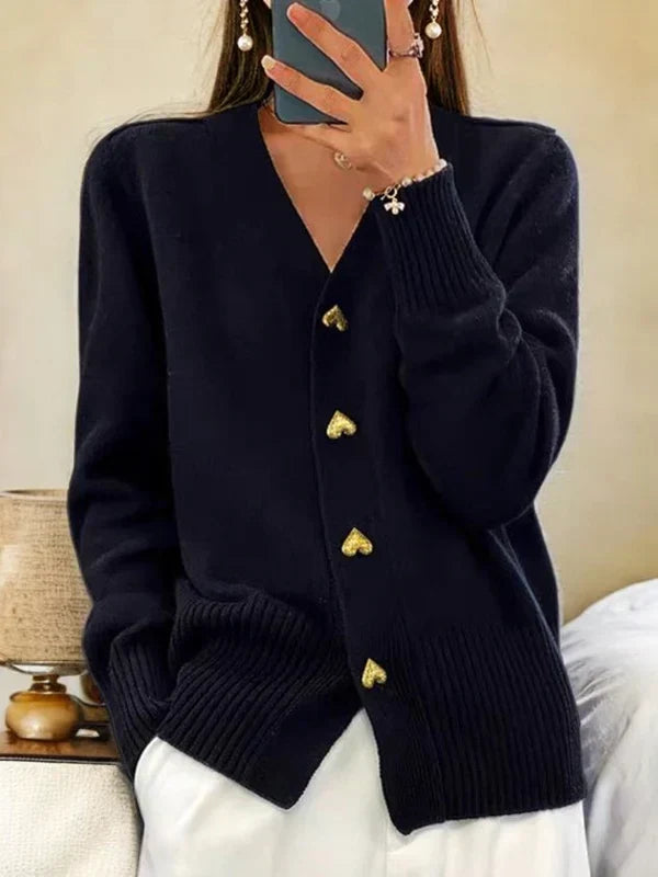 Women's Soft Knit Cardigan | Romantic Autumn Layering