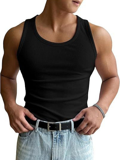 Men’s Slim Fit Ribbed Tank Top