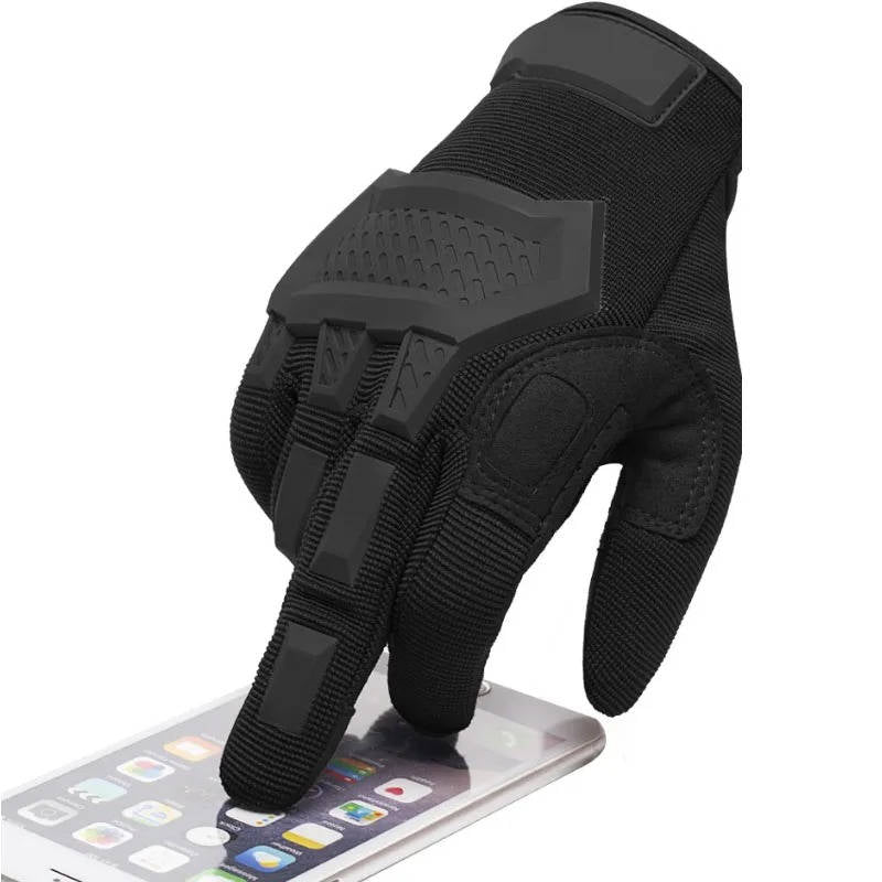 Men's Touchscreen Tactical Gloves | Full Finger Cycling Gloves