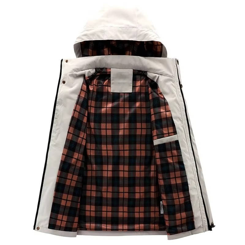 Veste d'hiver légère à capuche pour homme