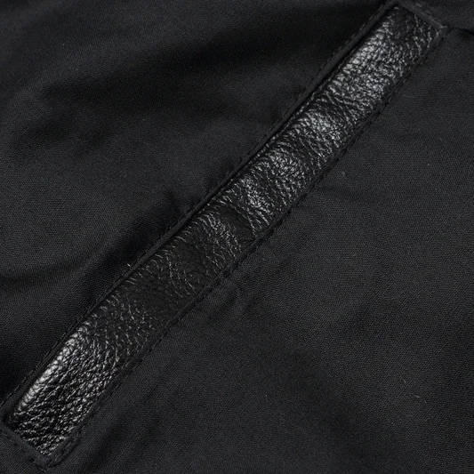 Men's Quilted Leather Motorcycle Jacket
