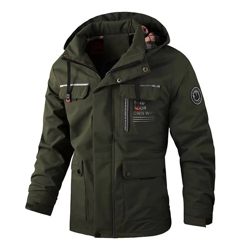 Veste d'hiver légère à capuche pour homme