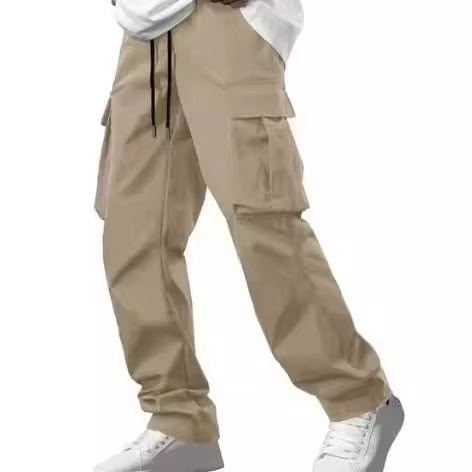 Men's Cargo Jogger Pants | Stretch Drawstring Sweatpants