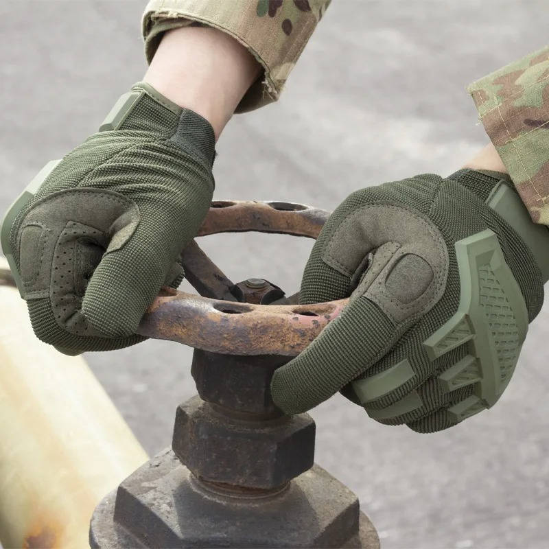Men's Touchscreen Tactical Gloves | Full Finger Cycling Gloves