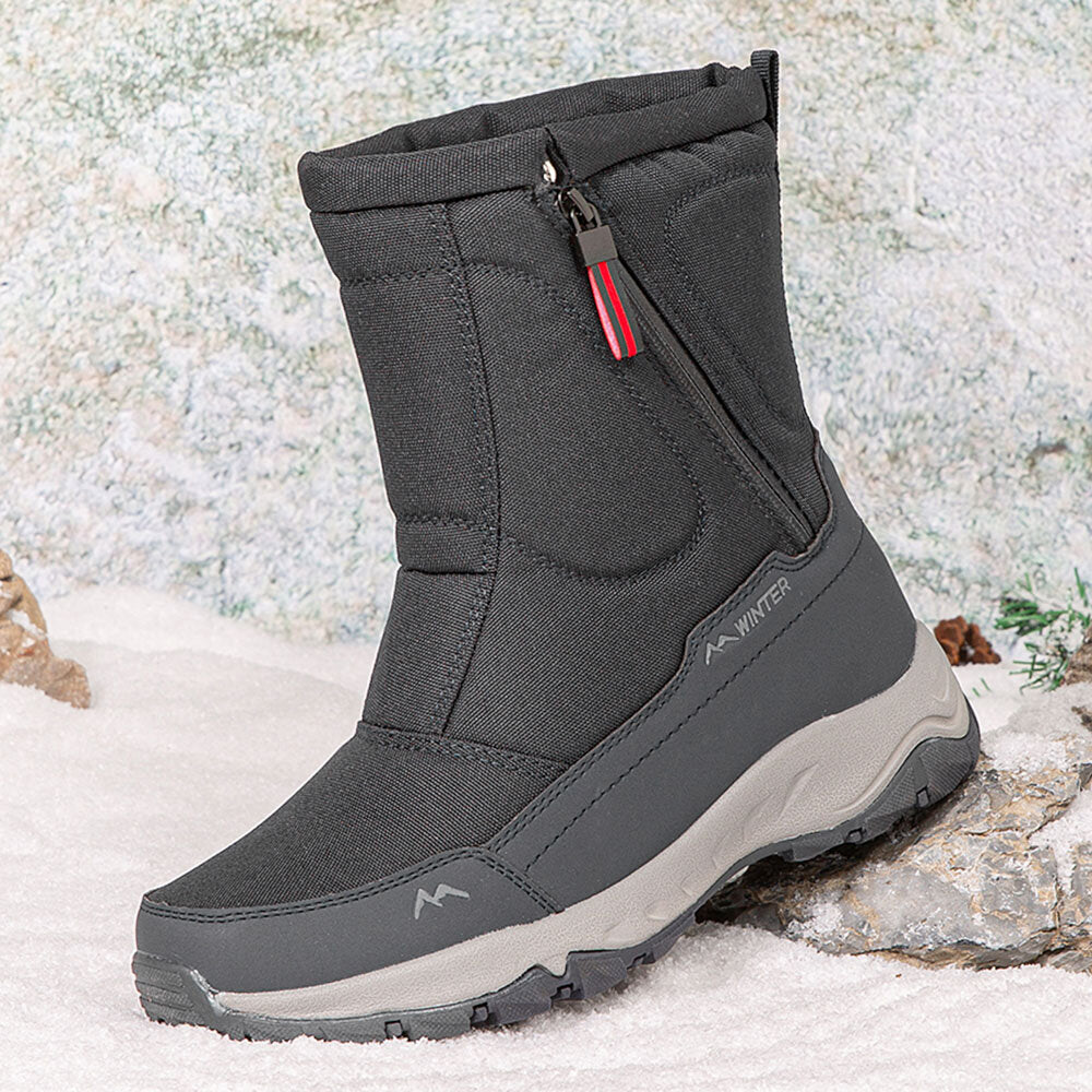 Women's Waterproof Winter Snow Boots with Side Zip