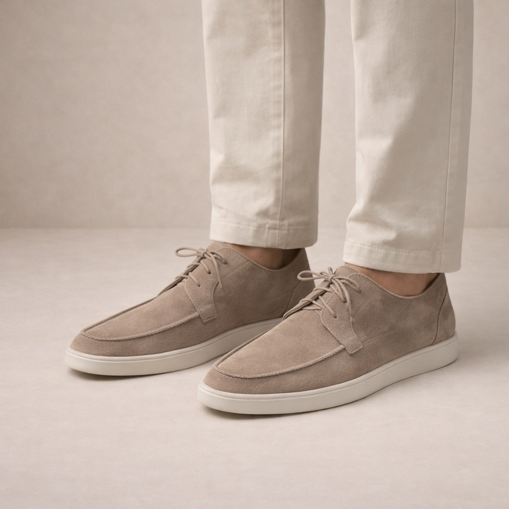 Men's Suede Lace-Up Smart Casual Shoes