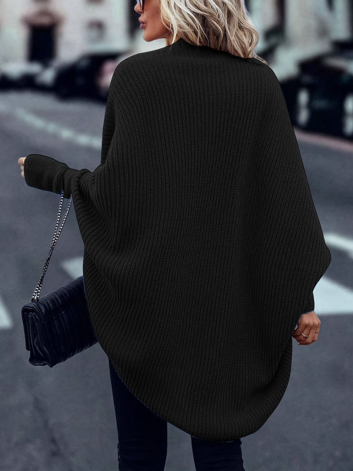 Women's Longline Cardigan | Open Front Knit Layer