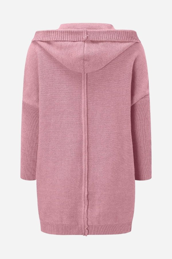 Women's Oversized Hooded Cardigan | Cozy Knit Sweater