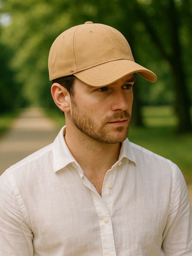 Baseball Cap with Curved Brim