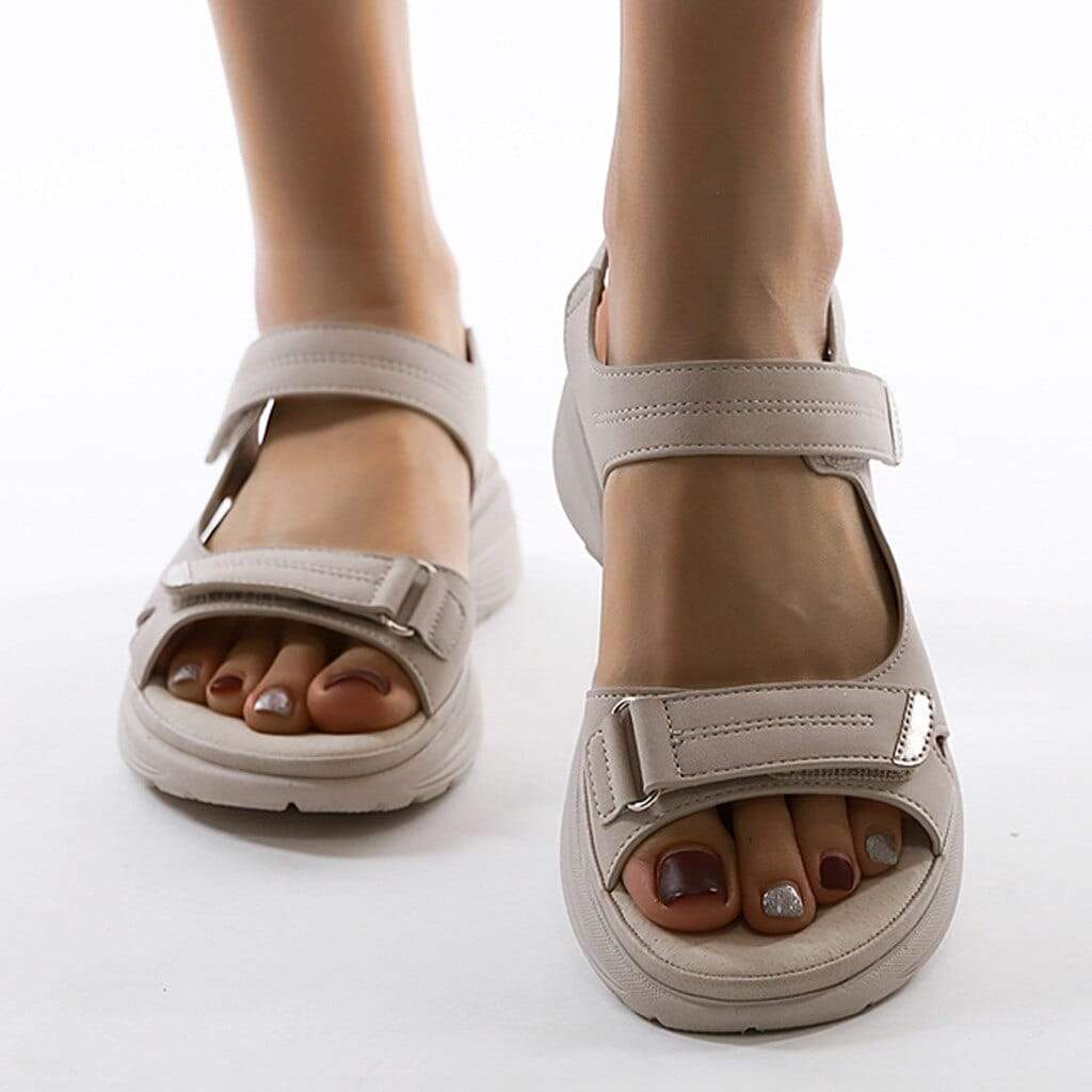 Adjustable Strap Sandals with Chunky Sole