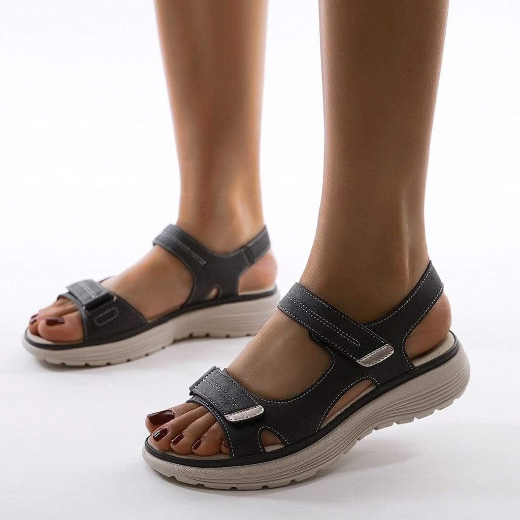 Adjustable Strap Sandals with Chunky Sole