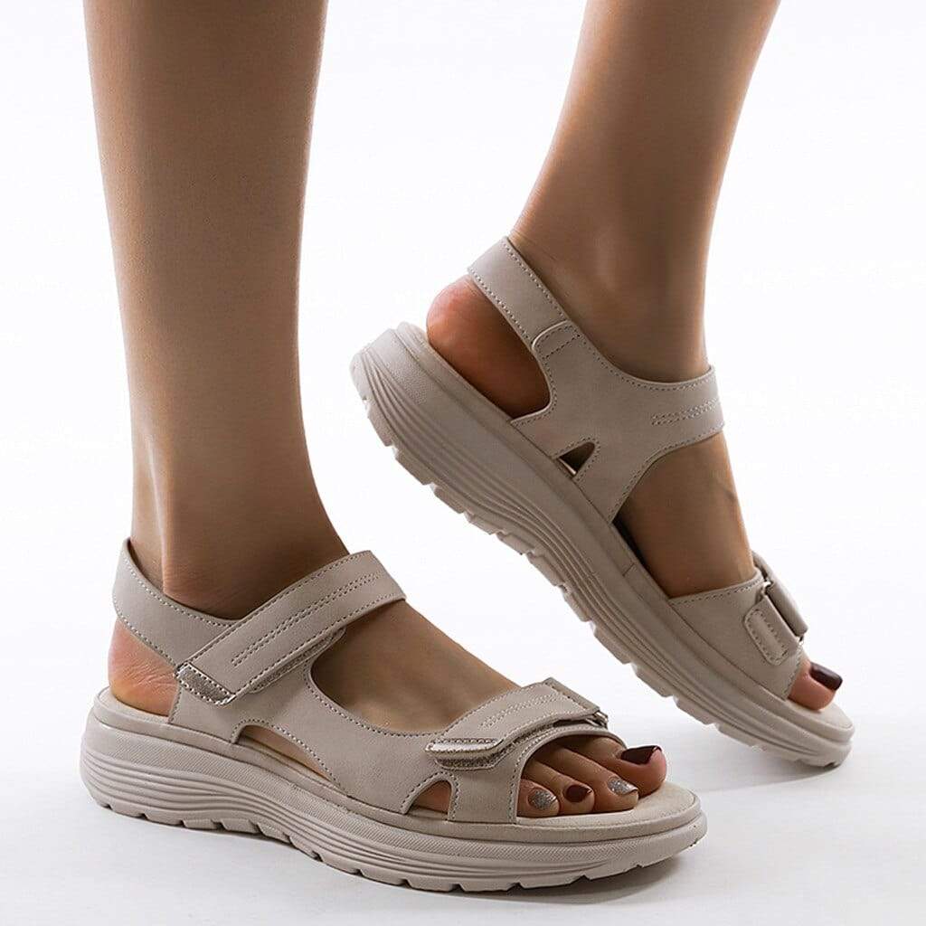 Adjustable Strap Sandals with Chunky Sole
