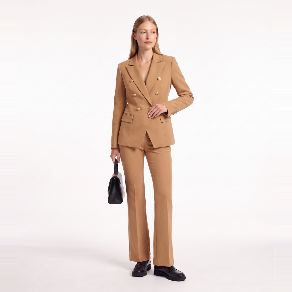 Women’s Double-Breasted Blazer & Tailored Trouser Set