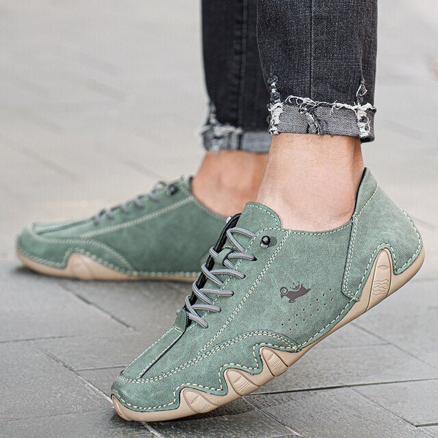 Men's Barefoot Leather Walking Trainers