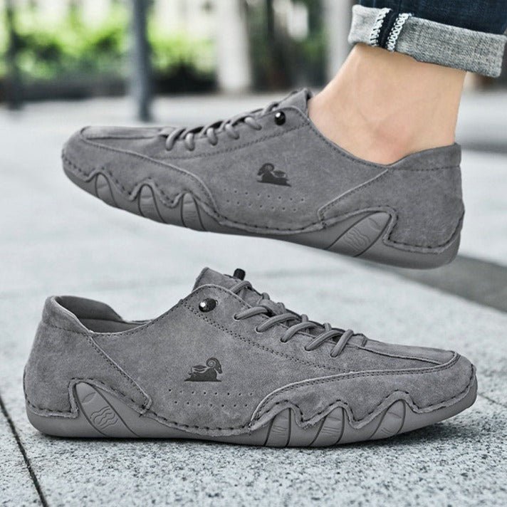 Men's Barefoot Leather Walking Trainers