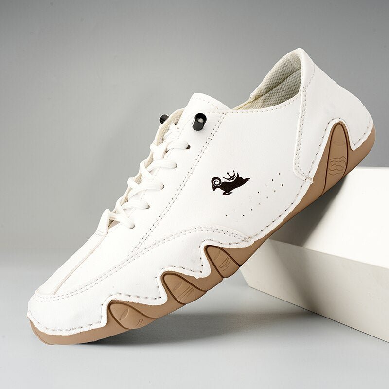 Men's Barefoot Leather Walking Trainers