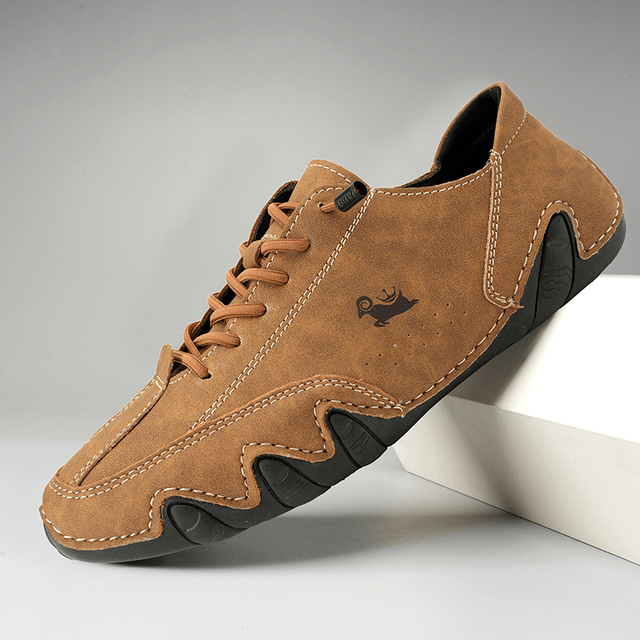 Men's Barefoot Leather Walking Trainers