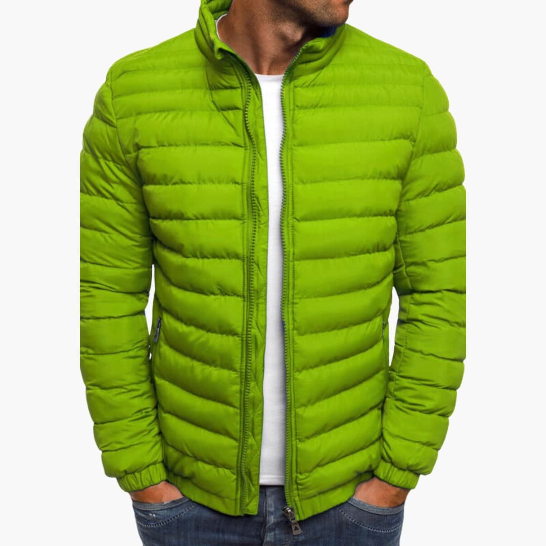 Doudoune légère pour homme à col montant