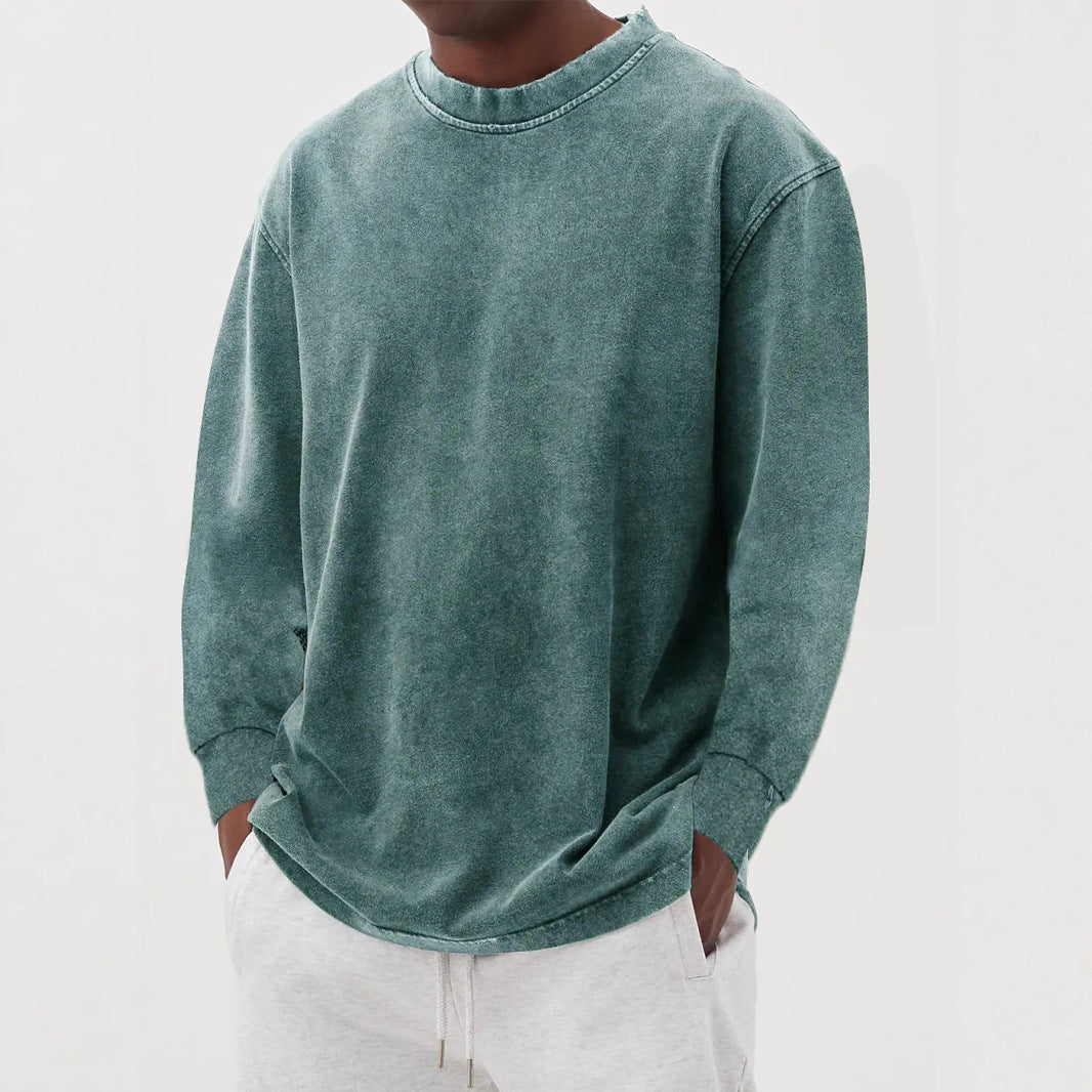 Men's Oversized Long Sleeve Crew Neck Sweatshirt