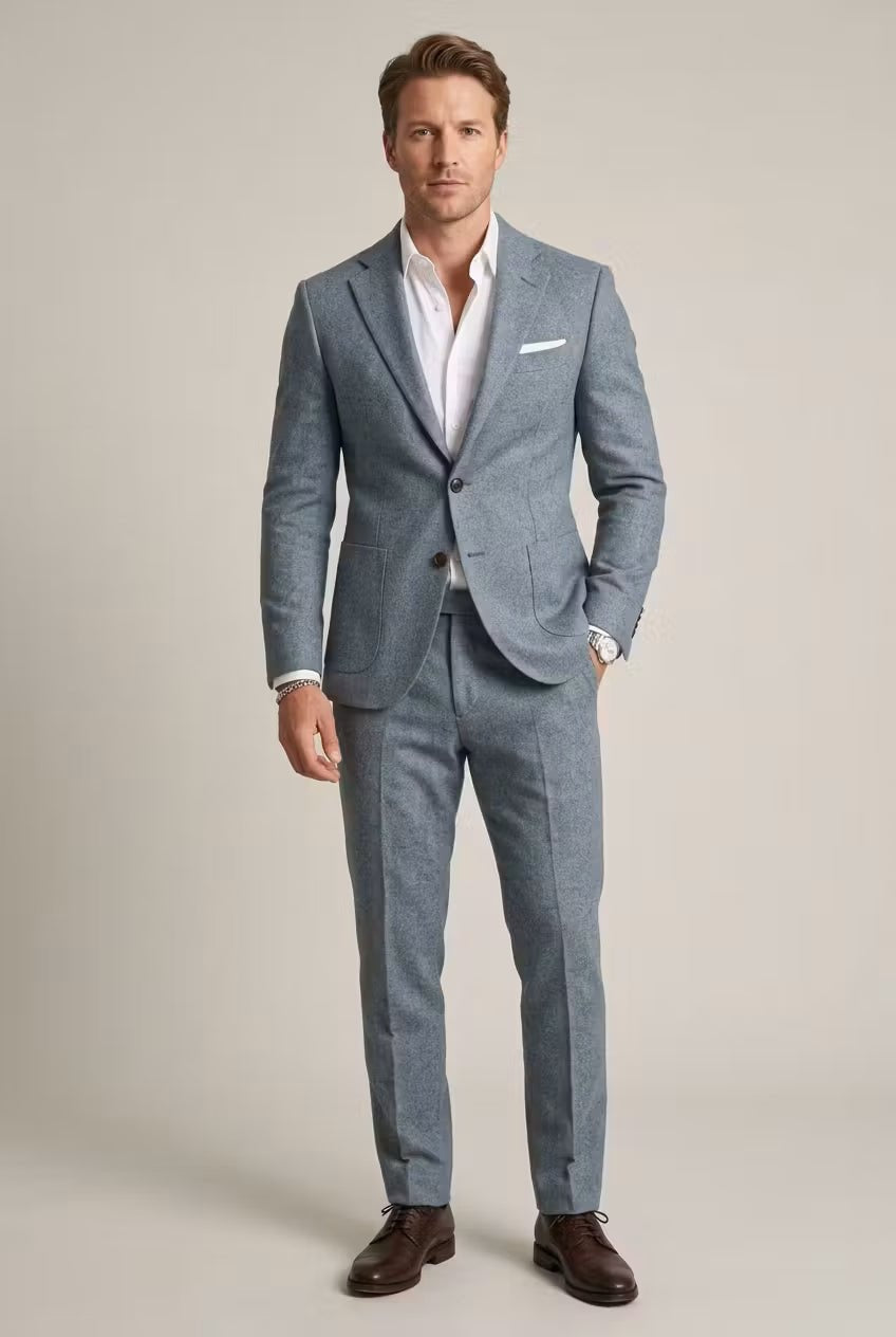 Men’s Slim Fit Two-Piece Tailored Suit