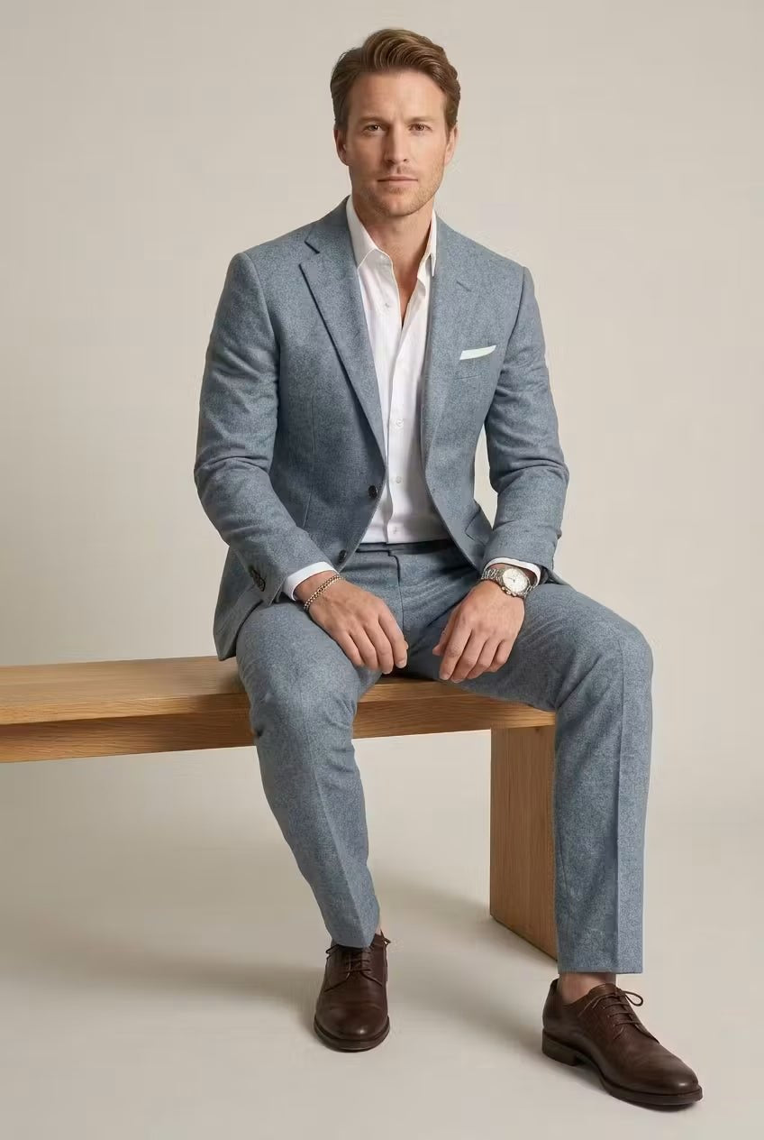 Men’s Slim Fit Two-Piece Tailored Suit