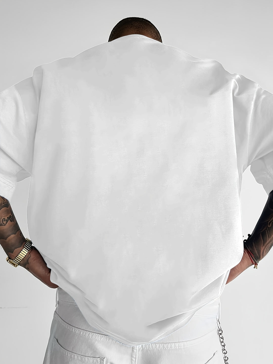 T-shirt imprimé pour homme | Coupe décontractée oversize
