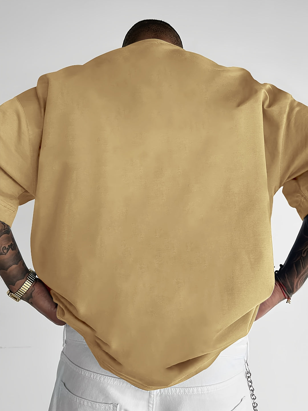 T-shirt imprimé pour homme | Coupe décontractée oversize