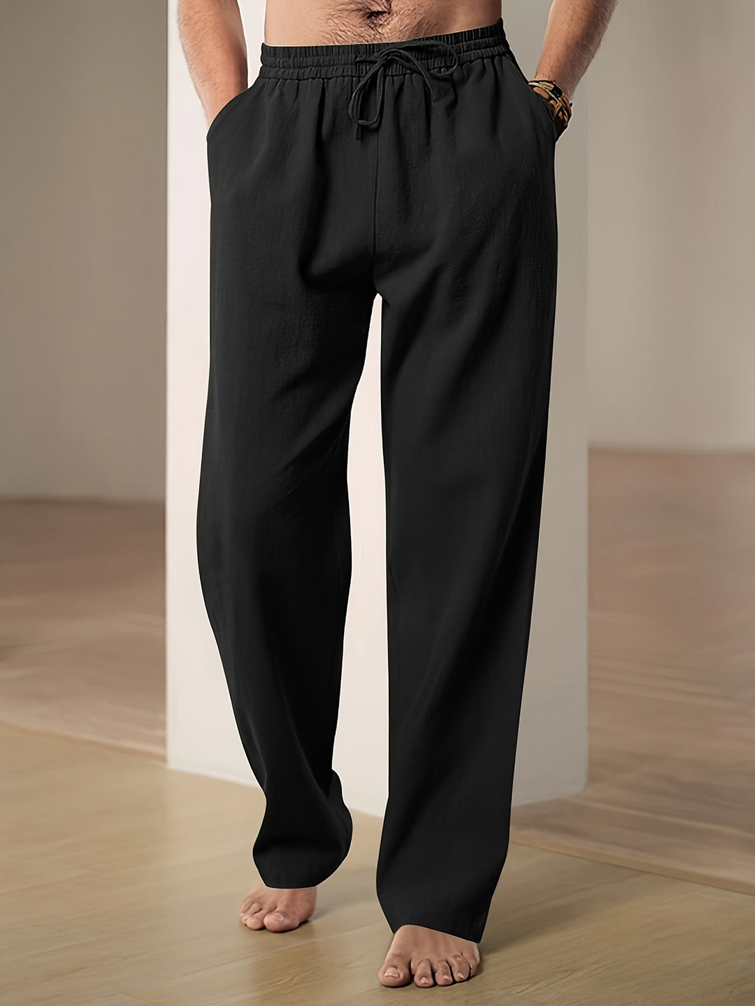 Pantalon ample pour homme | Pantalon décontracté respirant