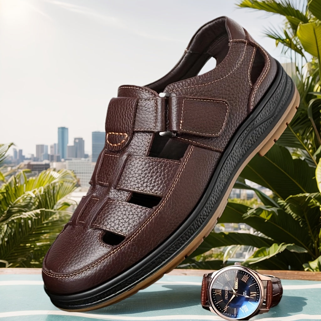 Fisherman Sandals with Woven Straps
