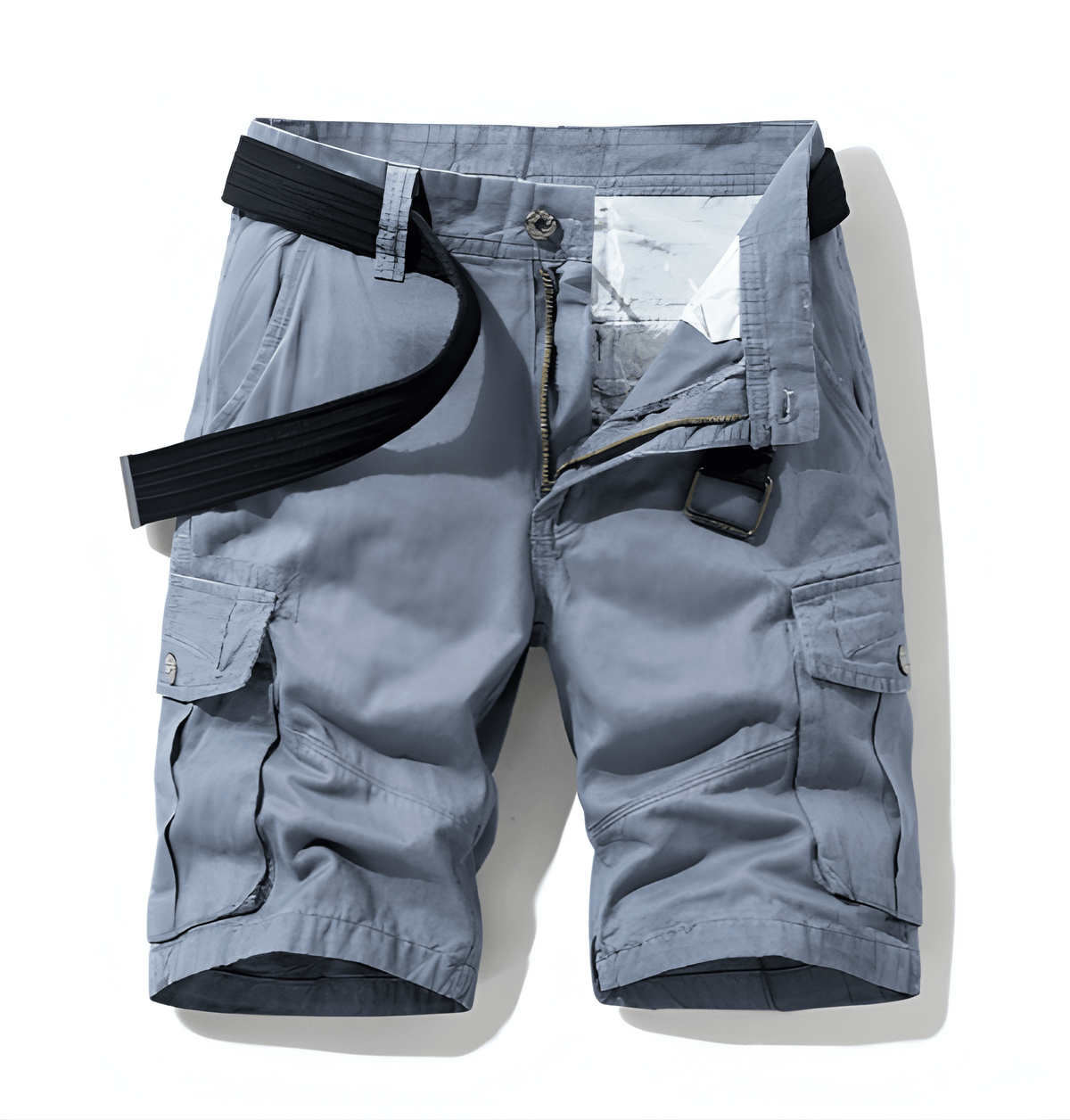 Short cargo pour homme avec plusieurs poches