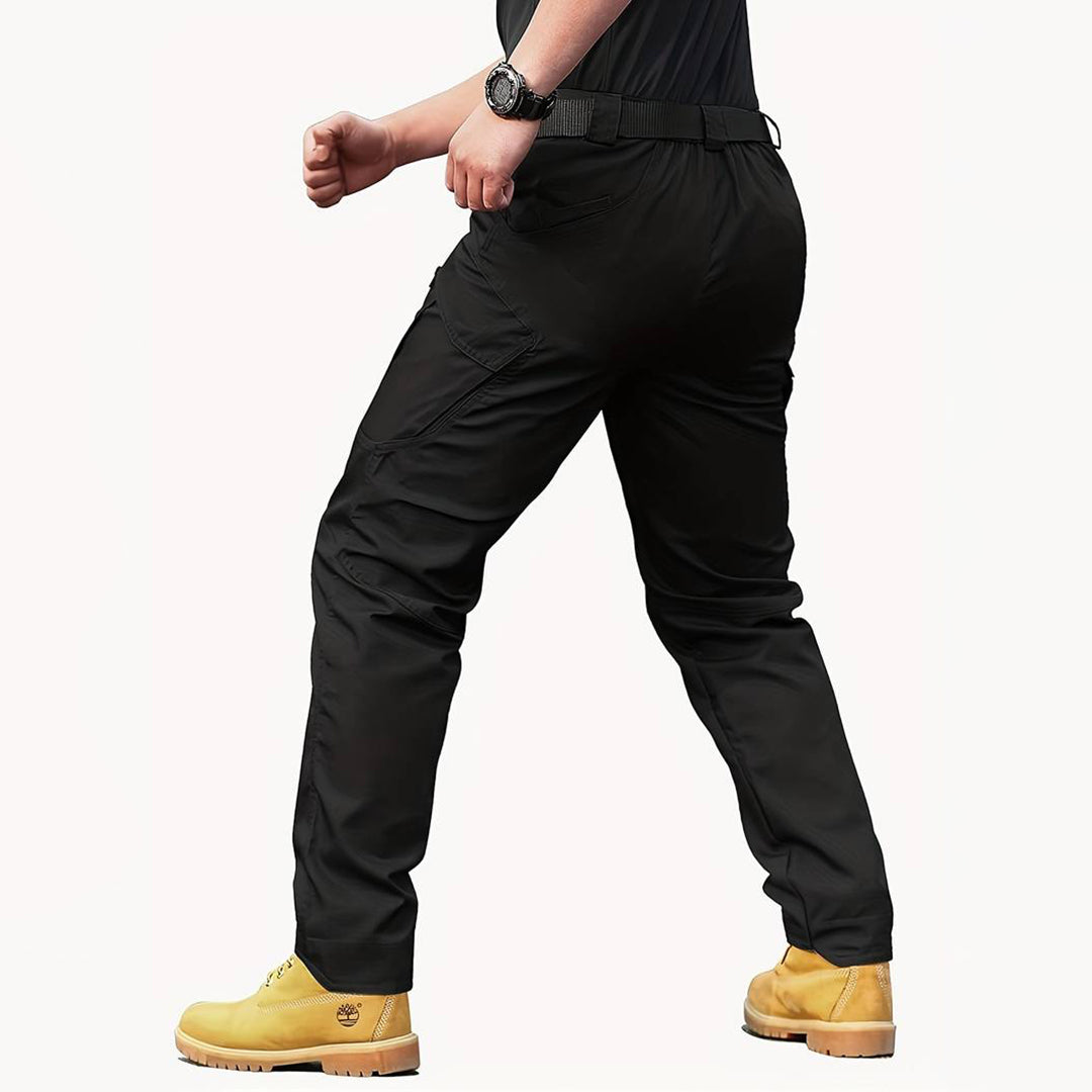 Pantalon cargo imperméable pour homme | Léger, à poches multiples