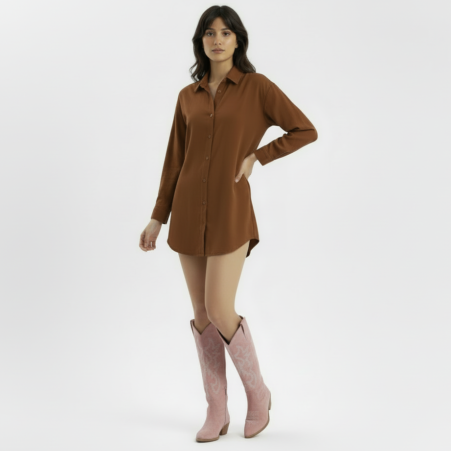 Women's Embroidered Knee High Western Boots