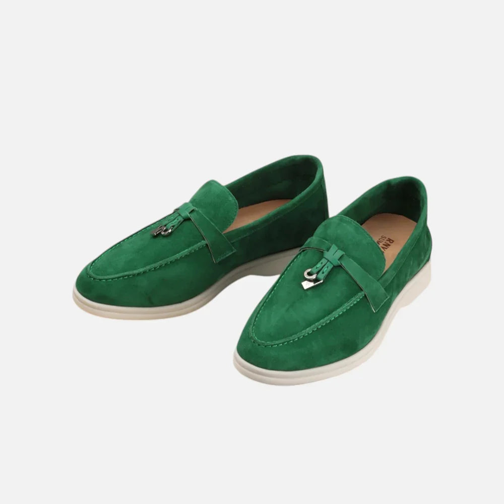 Mocassins homme en daim | Chaussures confortables à enfiler
