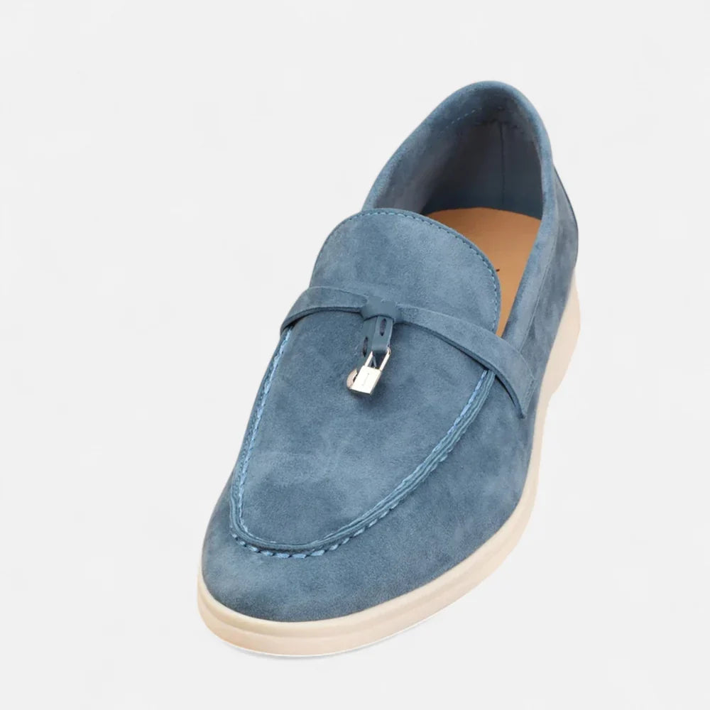 Mocassins homme en daim | Chaussures confortables à enfiler