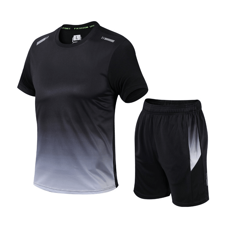 Men's Quick Dry Sports T-Shirt and Shorts Set