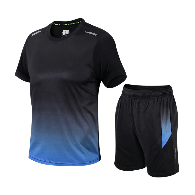 Men's Quick Dry Sports T-Shirt and Shorts Set