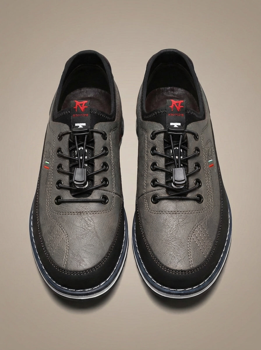Men's Leather Derby Shoes | Smart Casual Lace-Up Brogues