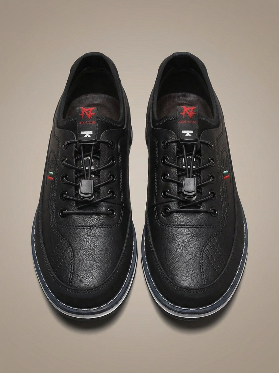 Men's Leather Derby Shoes | Smart Casual Lace-Up Brogues