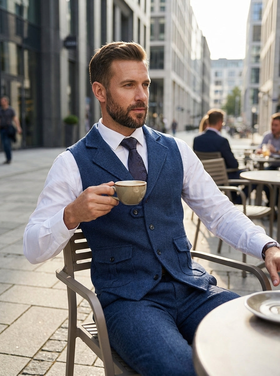 Gilet habillé pour homme | Gilet ajusté pour mariage et occasions élégantes