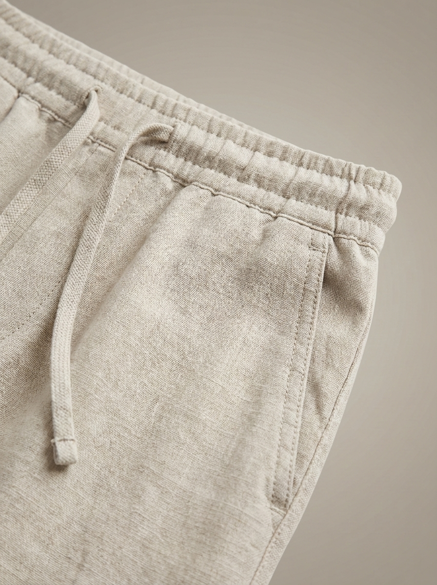 Pantalon décontracté pour femmes à taille avec cordon de serrage
