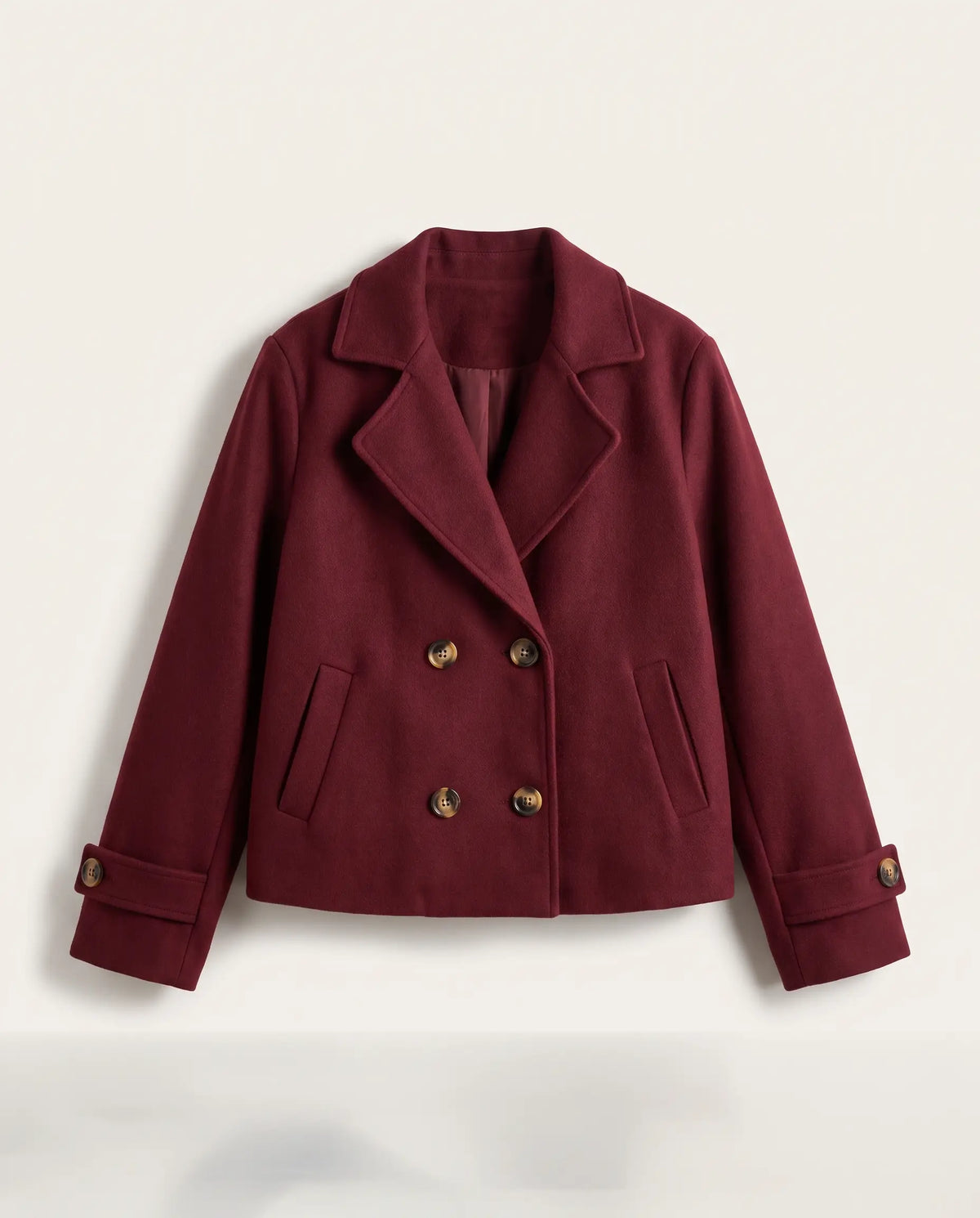 Women's Double Breasted Short Coat