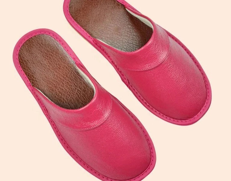 Chaussons homme en cuir | Chaussures d'intérieur décontractées