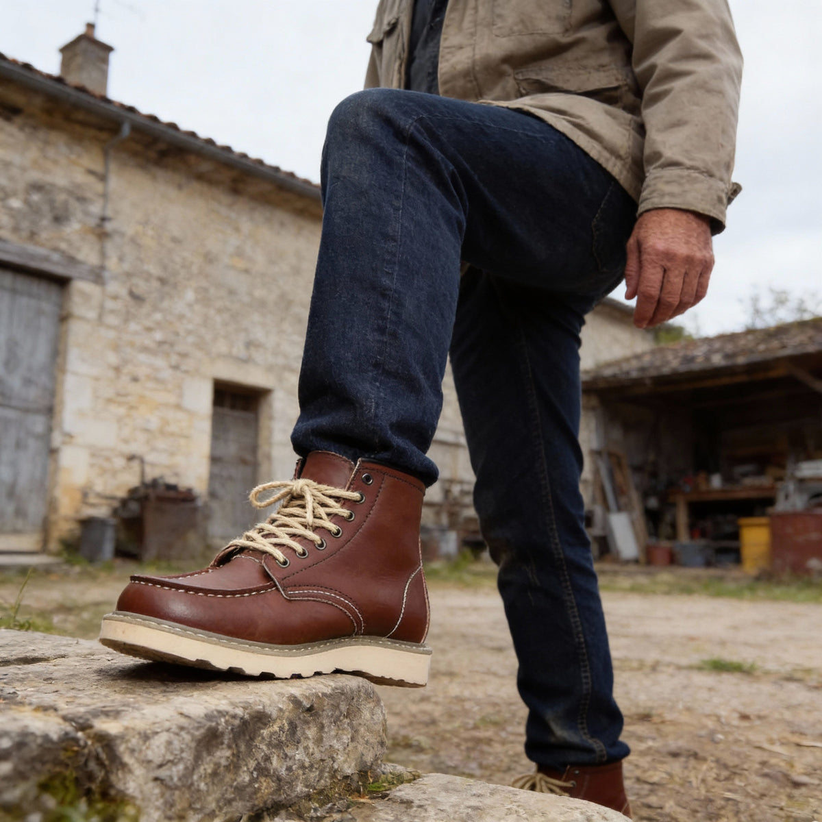 Men's Lace-Up Ankle Boots