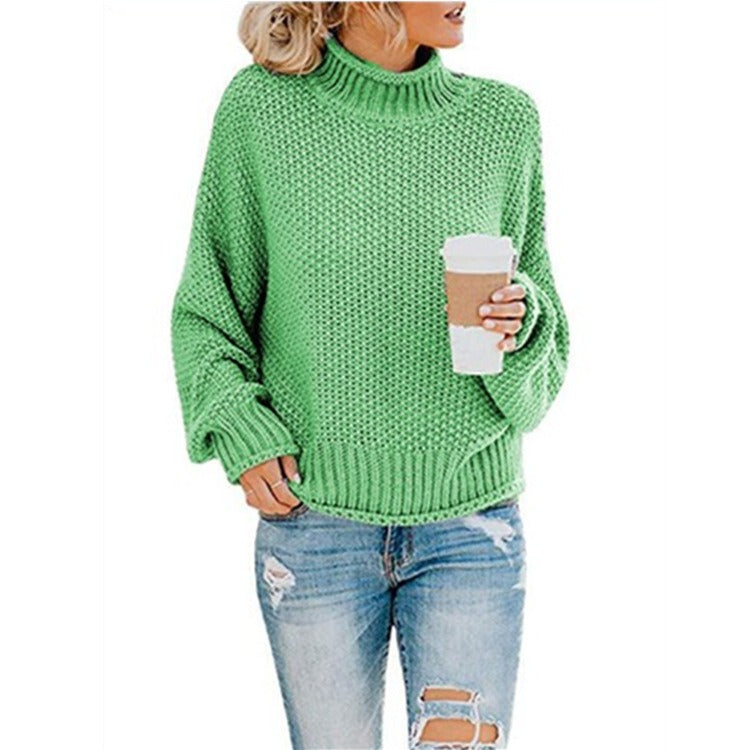 Damski golf oversize | Gruby dzianinowy pulower