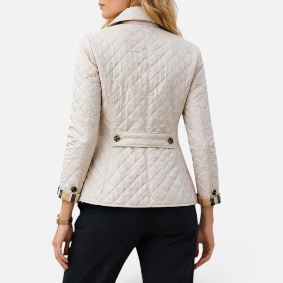 Veste femme matelassée à motif losanges